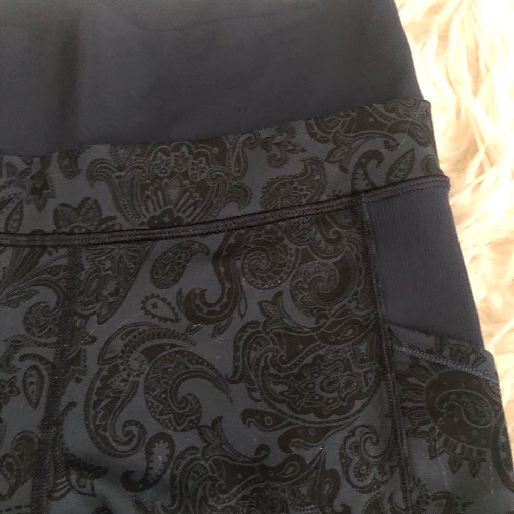 Lululemon inkwell paisley high waisted leggings